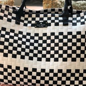 Kate Spade ♠️ Beach Bag Checkered New